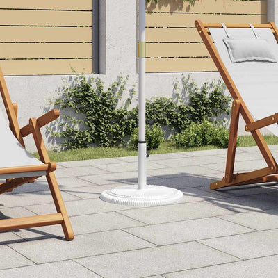 Valkoinen päivänvarjon alusta Azuar 45x45x30cm (valurauta)