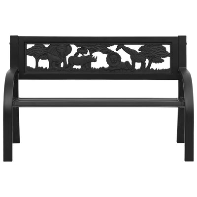 Lasten puutarhapenkki 86 cm teräs