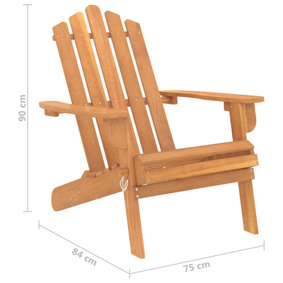 Adirondack-puutarhatuoli täysi akaasiapuu