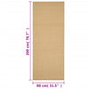 Matto luonnollinen sisal Faraoanu 80x200cm