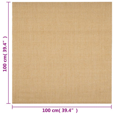 Matto luonnollinen sisal Faraoanu 100x100cm