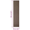 Matto luonnollinen sisal 66x300 cm ruskea