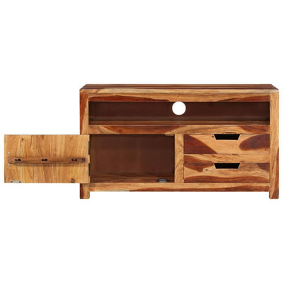 TV-taso 90x34,5x50 cm täysi akaasiapuu