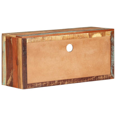TV-taso 88x30x40 cm kierrätetty täyspuu