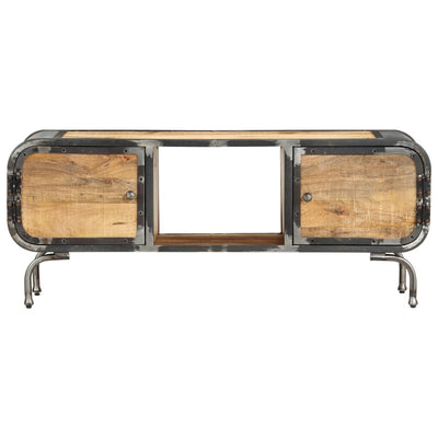 TV-taso 110x30x42 cm täysi mangopuu