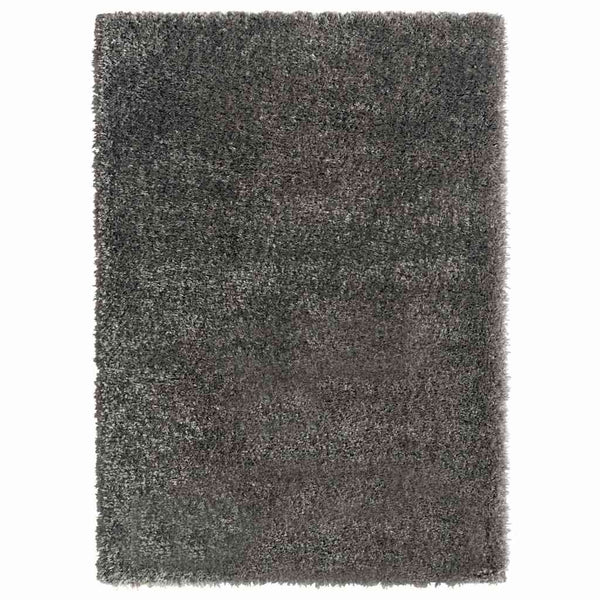 Korkeanukkainen Shaggy matto antrasiitti 120x170 cm 50 mm