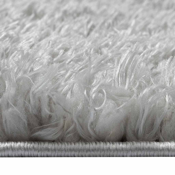 Korkeanukkainen Shaggy matto harmaa 160x230 cm 50 mm