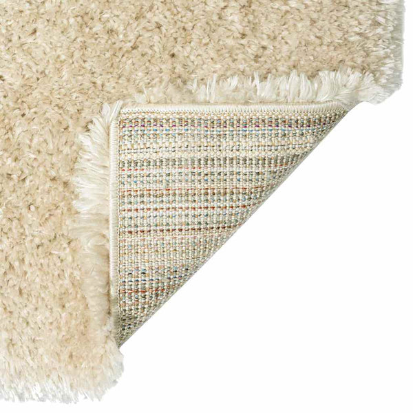 Korkeanukkainen Shaggy matto beige 80x150 cm 50 mm