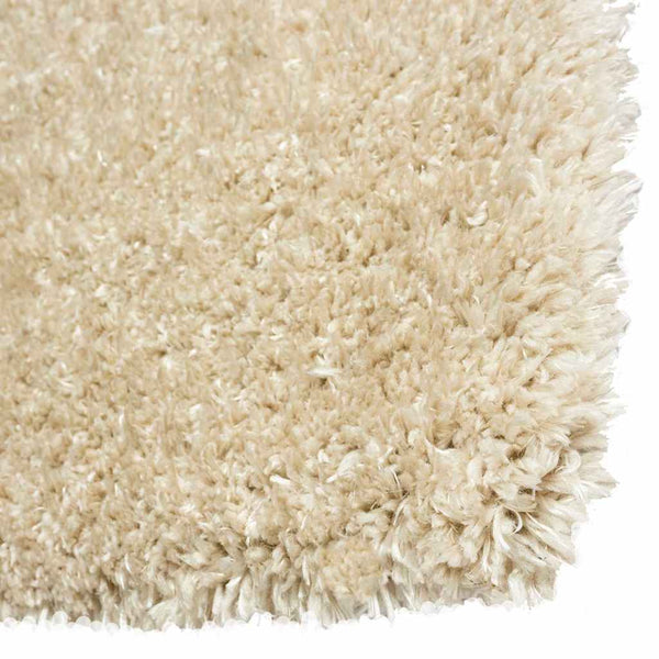 Korkeanukkainen Shaggy matto beige 80x150 cm 50 mm