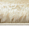 Korkeanukkainen Shaggy matto beige 100x200 cm 50 mm