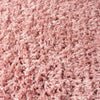 Korkeanukkainen Shaggy matto pinkki 100x200 cm 50 mm