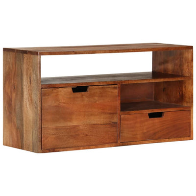 TV-taso 80x30x42 cm täysi akaasiapuu