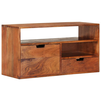 TV-taso 80x30x42 cm täysi akaasiapuu