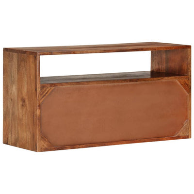 TV-taso 80x30x42 cm täysi akaasiapuu