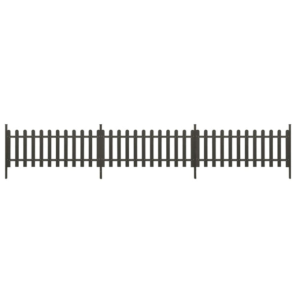Puuaita tolpilla Ferro 614x80cm (3 kpl)