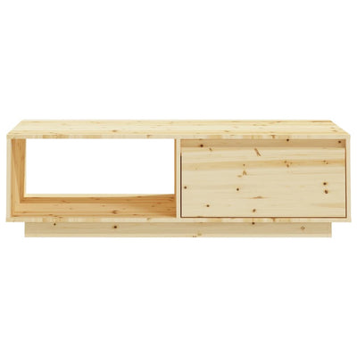 Sohvapöytä 110x50x33,5 cm täysi kuusi