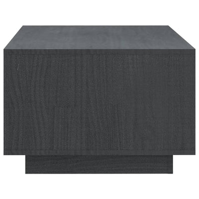 Sohvapöytä harmaa 110x50x33,5 cm täysi mänty