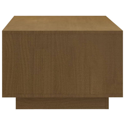 Sohvapöytä hunajanruskea 110x50x33,5 cm täysi mänty