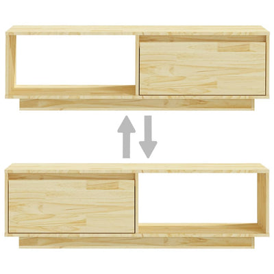 TV-taso 110x30x33,5 cm täysi mänty