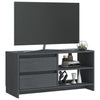 TV-taso harmaa 80x31x39 cm täysi mänty