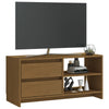 TV-taso hunajanruskea 80x31x39 cm täysi mänty