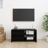 TV-taso musta 80x31x39 cm täysi mänty