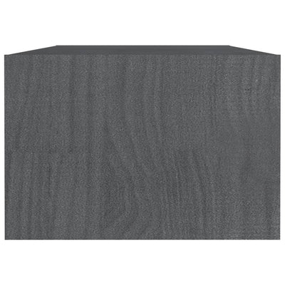 Sohvapöytä harmaa 110x50x34 cm täysi mänty