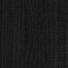 Sohvapöytä musta 110x50x34 cm täysi mänty