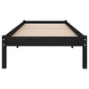 Musta sängynrunko Tomiris 75x190cm (puu small single)