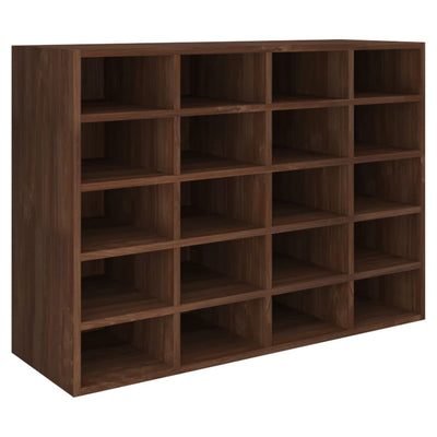 Kenkäteline tekninen puu 92x30x67,5 cm ruskea tammi
