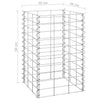 Korotetut kivikorit 4 kpl 30x30x50/100/150/200 cm rauta