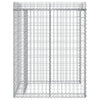 Gabion kivikoriseinä jäteastialle 110x91x120 cm sinkitty rauta