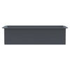 Kukkalaatikot eurolavoille 12 kpl harmaa 36x13,5x9,5 cm PP