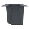 Kukkalaatikot eurolavoille 12 kpl harmaa 36x13,5x9,5 cm PP