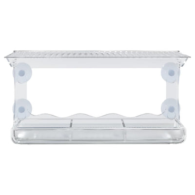 Linnun ikkunasyöttölaitteet 2 kpl akryyli 30x12x15 cm