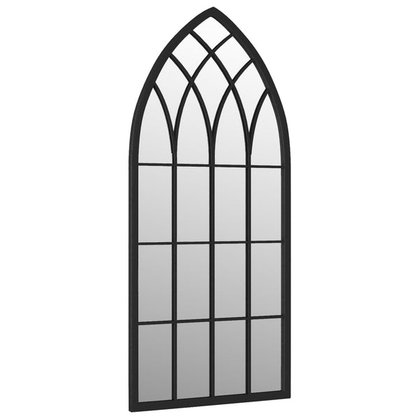 Musta puutarhapeili Arevaluis 100x45cm (rauta ulkokäyttöön)