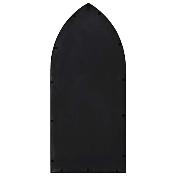 Puutarhapeili musta 100x45 cm rauta ulkokäyttöön