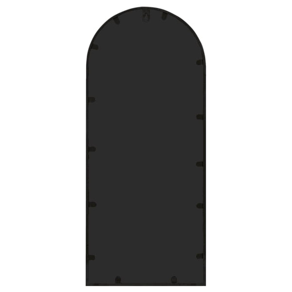 Musta puutarhapeili Earlie 100x45cm (rauta ulkokäyttöön)