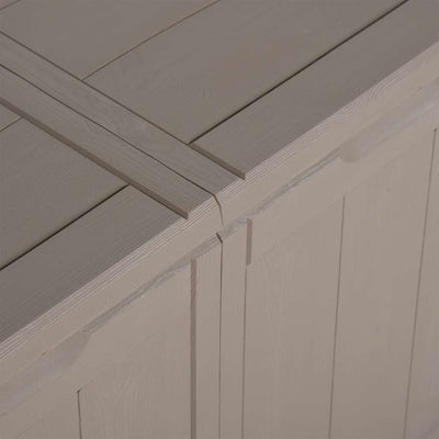 Ruskea puutarhan varastoarkku Cosita 180 l (pp rottinki)