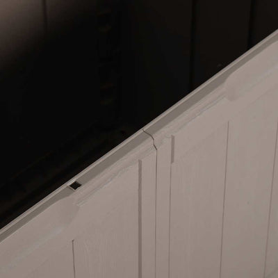 Ruskea puutarhan varastoarkku Cosita 180 l (pp rottinki)