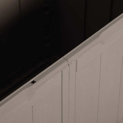 Ruskea puutarhan varastoarkku Cosita 270 l (pp rottinki)