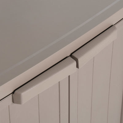 Ruskea puutarhan varastokaappi Zarandu 65x45x88cm (pp puutyyli)