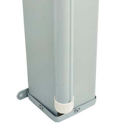 Punainen sisäänvedettävä terassin sivumarkiisi Snr 117x600cm