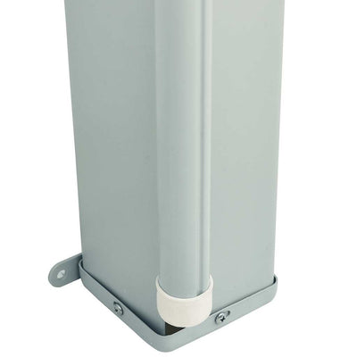 Musta terassin sisäänvedettävä sivumarkiisi Snr 180x600cm