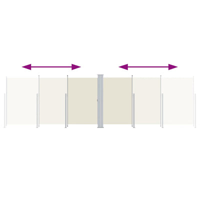 Kerma sisäänvedettävä sivumarkiisi Solimna 200x600cm