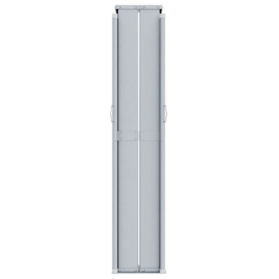 Punainen sisäänvedettävä sivumarkiisi Solimna 160x1200cm