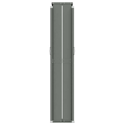 Punainen sisäänvedettävä sivumarkiisi Solimna 220x1200cm