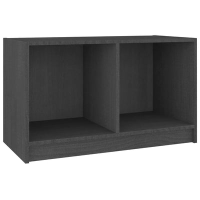 TV-taso harmaa 70x33x42 cm täysi mänty