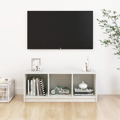 Valkoinen tv-taso Menu 104x33x41cm (mänty)