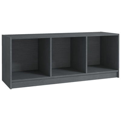 TV-taso harmaa 104x33x41 cm täysi mänty
